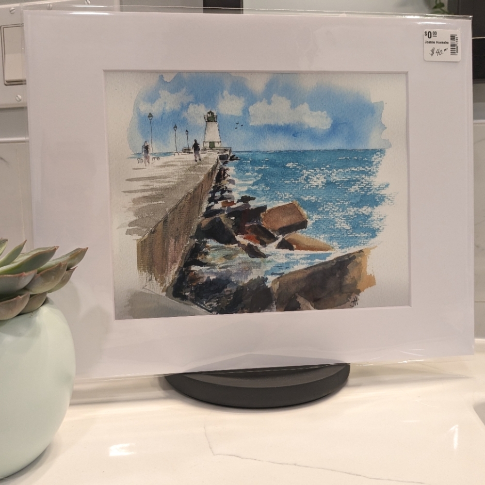 ❤️🎨Matted Art Print of Original Watercolour Painting